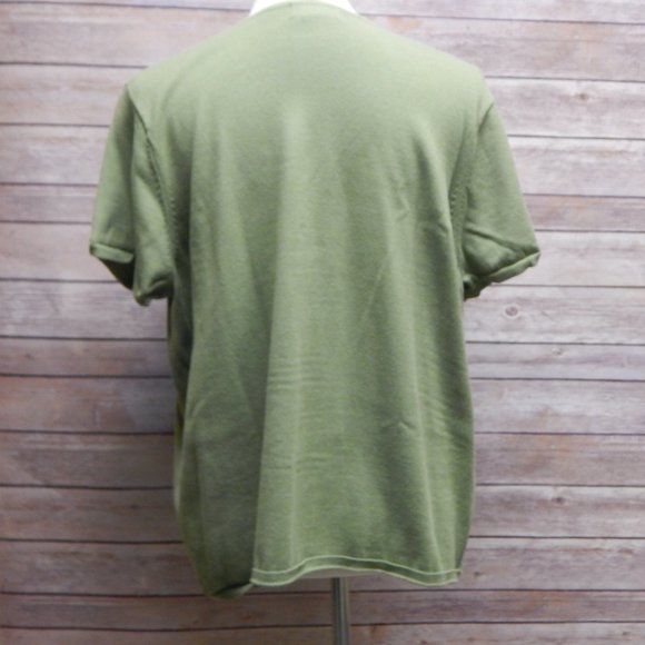 Jessica London Fine Gauge Crewneck Shell Sweater - Picture 4 of 4